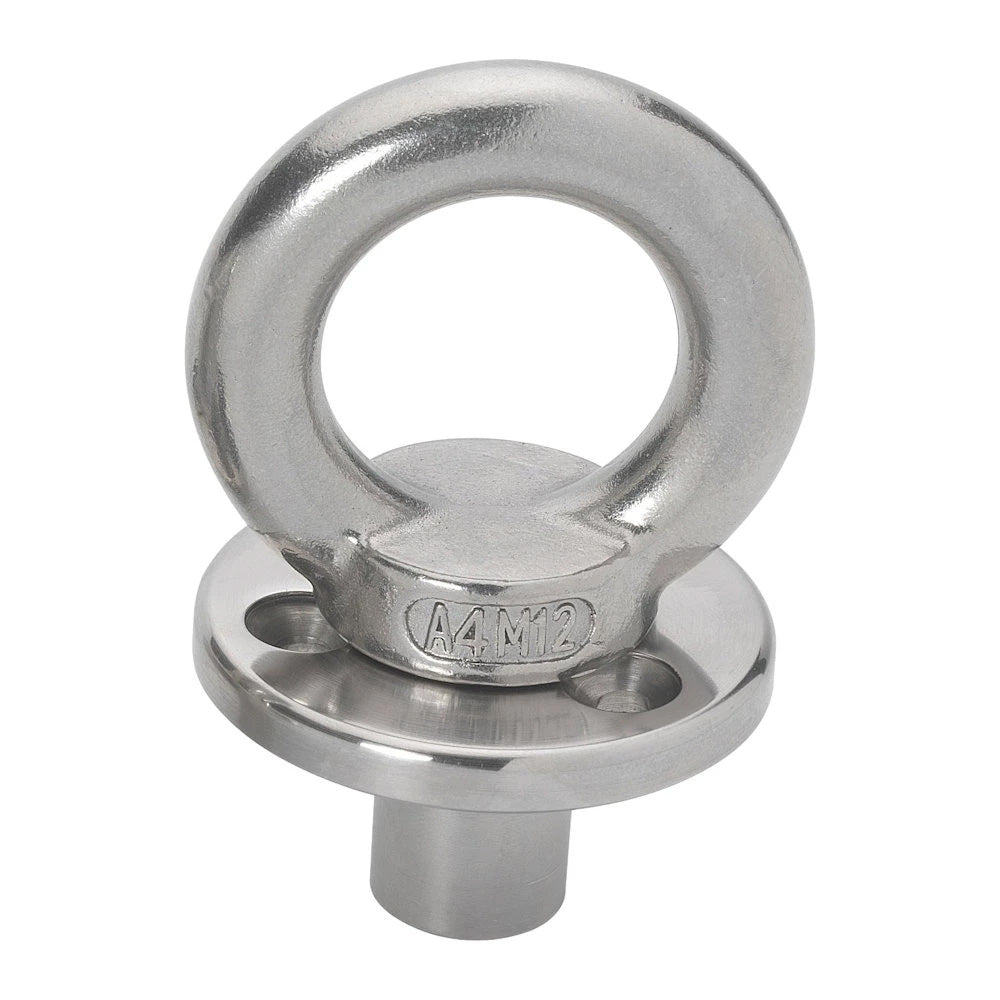 Barton Deck Plate w/Fixing & Eye w/Blanking Plug - M12 Eye