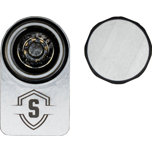 Secure Outdoors Elite Lock - Single - Minn Kota QRB - Silver