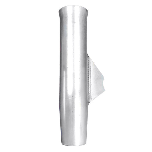 Tigress Weld On Aluminum Flared Rod Holder w/Blade Mill Finished 10"
